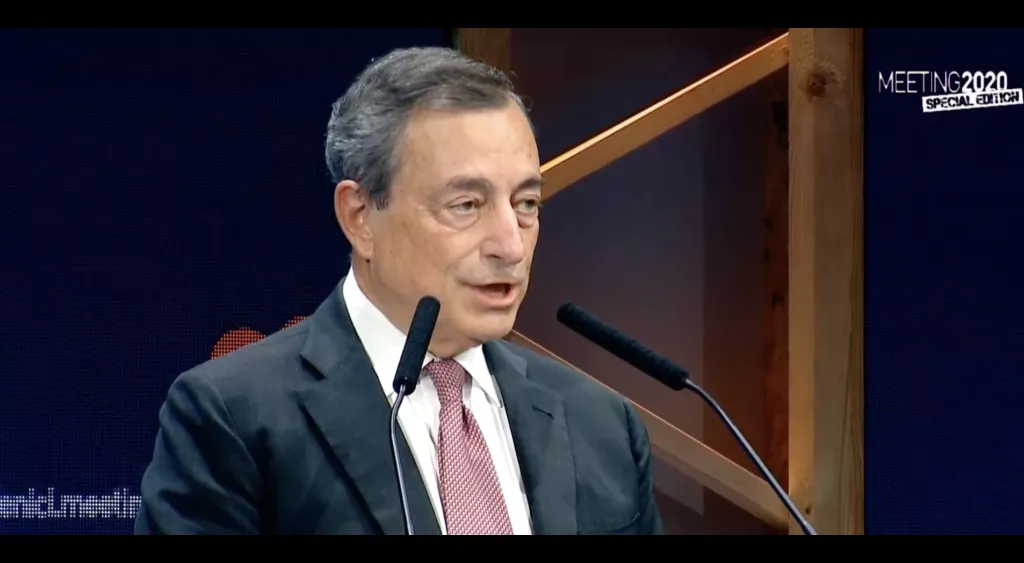 financialounge -  economia Mario Draghi Meeting Rimini 2020