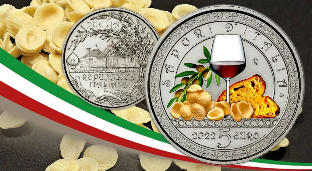 financialounge -  collezione Numismatica 2022 moneta Puglia
