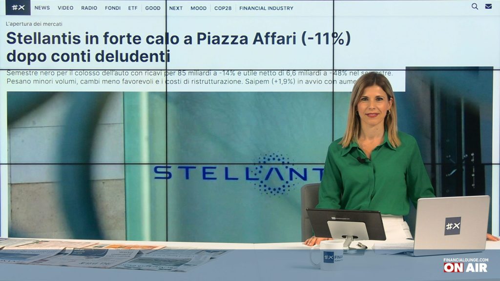 financialounge.com Piazza Affari peggiore in Europa affossata da Stellantis e ST - Edizione del 25 luglio