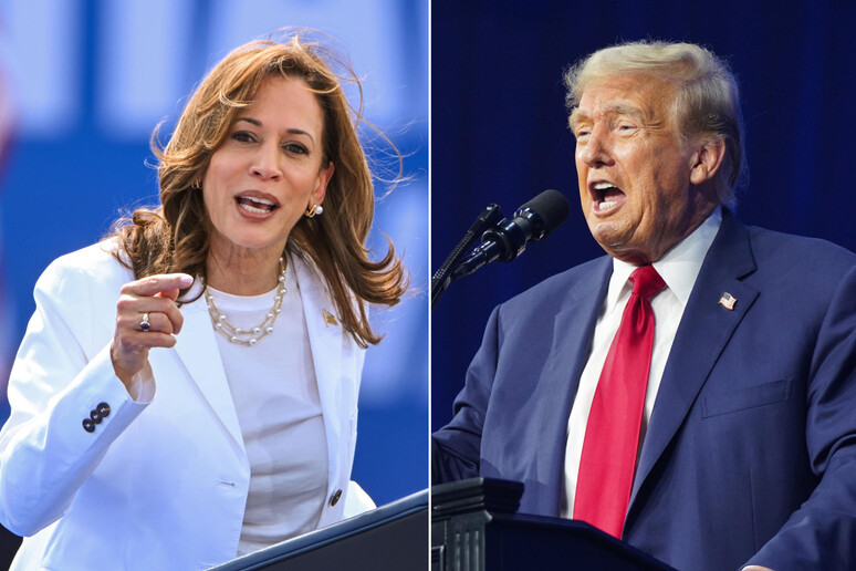 financialounge -  donald Trump elezioni presidenziali 2024 Kamala Harris partito democratico Partito Repubblicano yougov