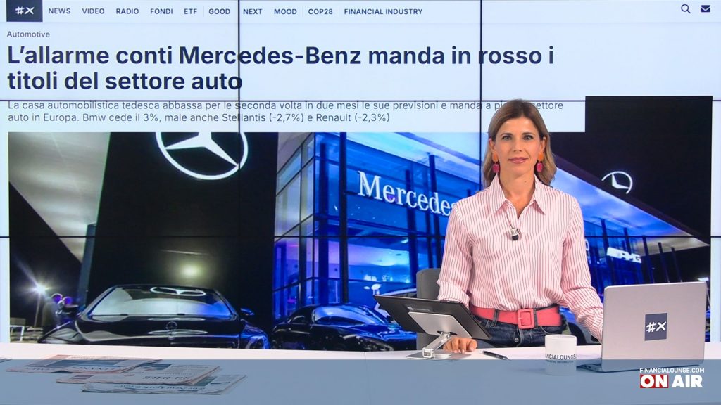 financialounge.com Finito l'effetto Fed, settore auto e lusso in ribasso dopo l'allarme conti di Mercedes - Edizione del 20 settembre