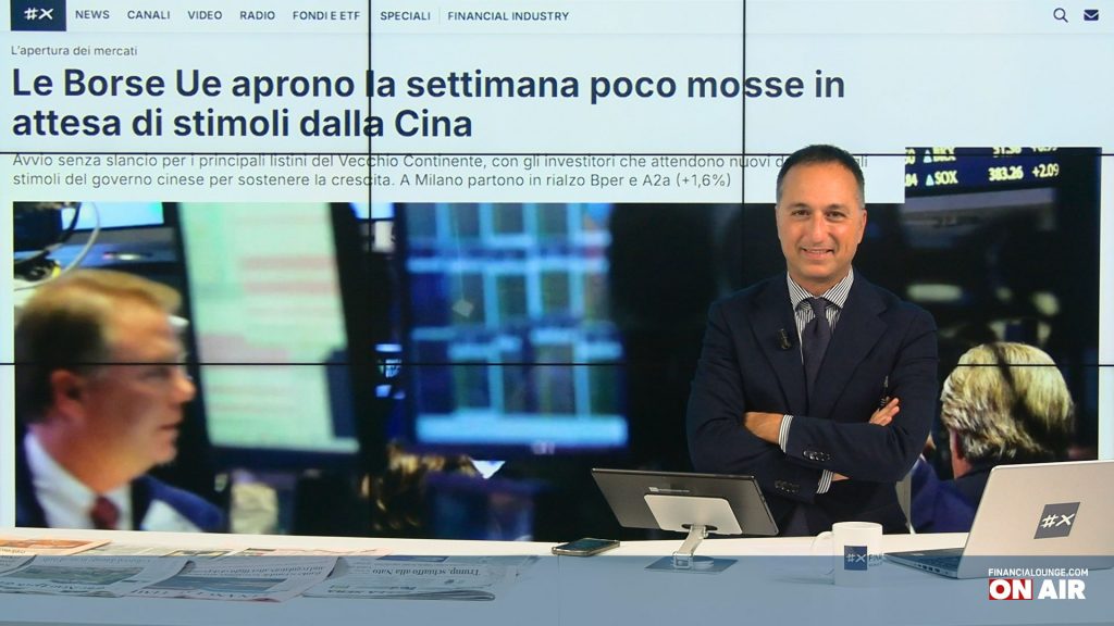 financialounge.com Borse deboli in attesa di stimoli economici cinesi, Bce e rating, a Milano svetta Leonardo - Edizione del 14 ottobre