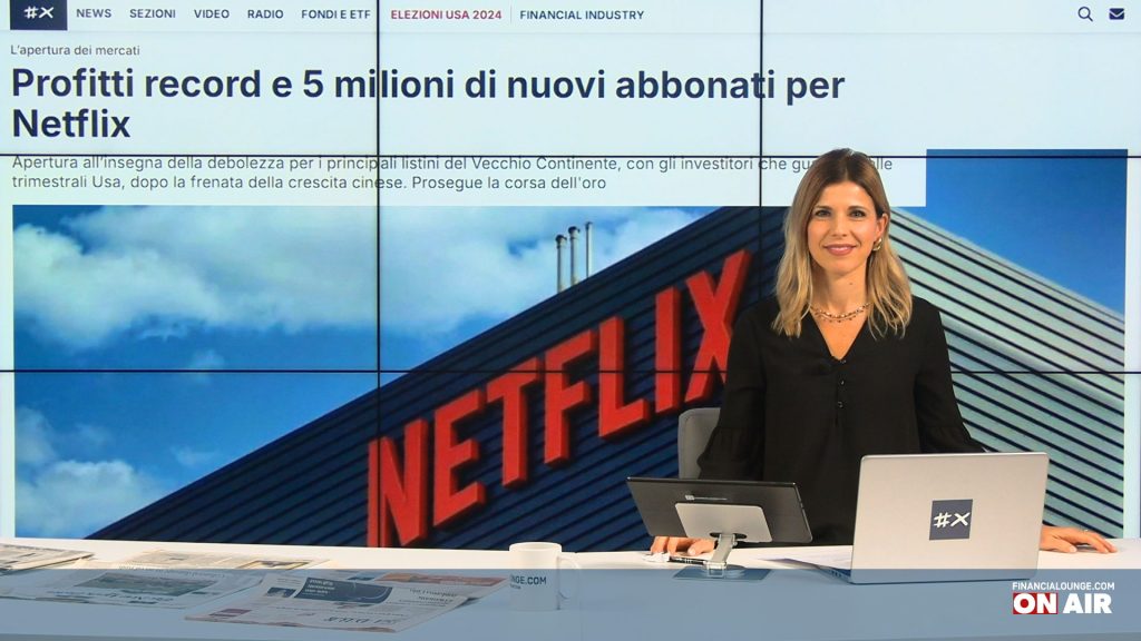 financialounge.com Bene il lusso a Piazza Affari, Netflix vola dopo la trimestrale e i mercati puntano su Trump - Edizione del 18 ottobre