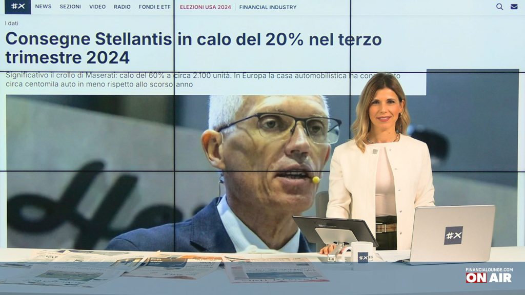 financialounge.com A Piazza Affari rosso di Stellantis, St e dei titoli del lusso, frena anche il settore dei chip - Edizione del 16 ottobre