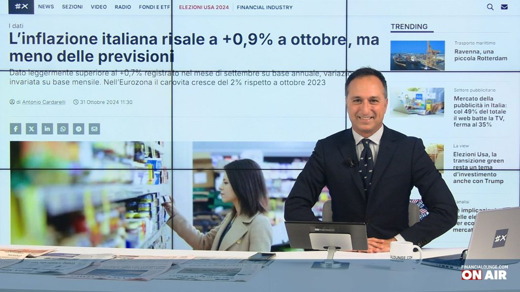 financialounge.com Sale l'inflazione, il gotha della finanza a Piazza Affari, male i conti di Stellantis e Stm - Edizione del 31 ottobre