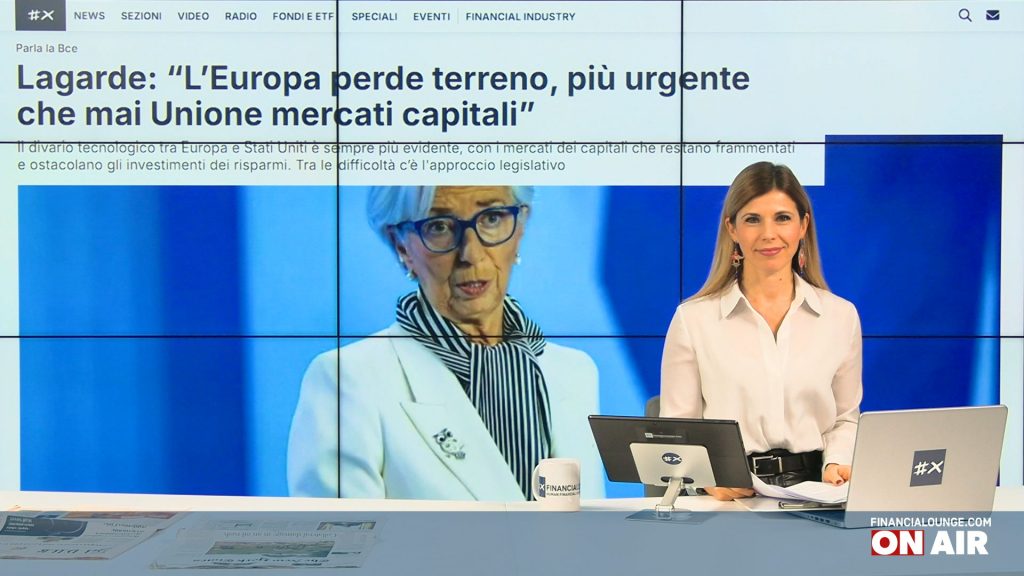 financialounge.com Largarde spinge sull'Unione mercato dei capitali, in rosso le Borse Ue in attesa di Moody's - Edizione del 22 novembre