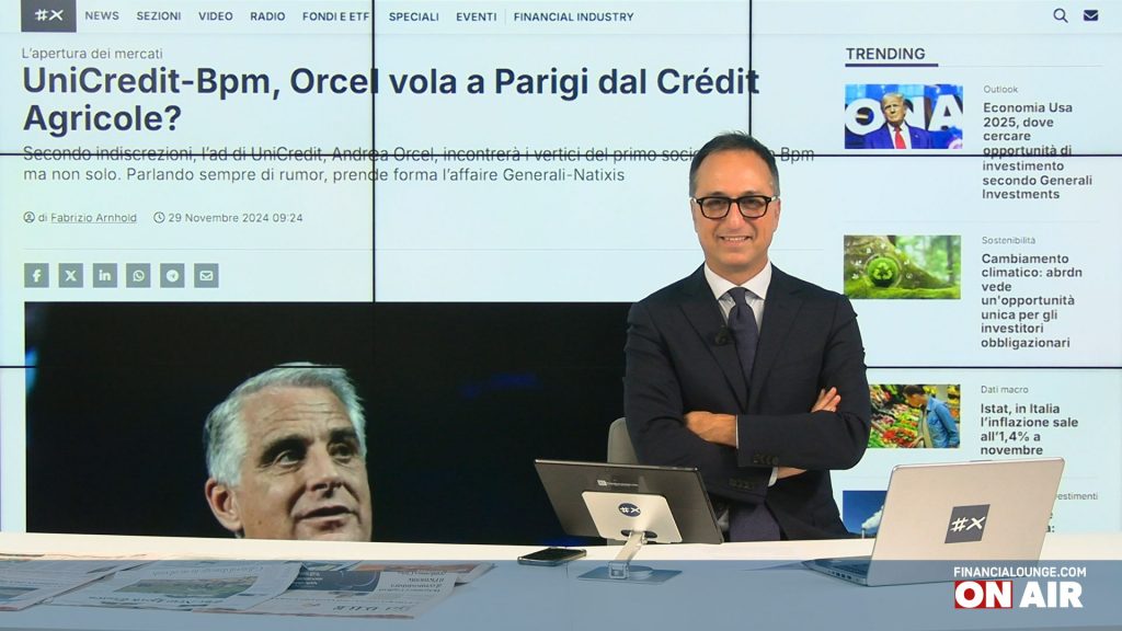 financialounge.com Orcel pronto a volare a Parigi, inflazione in salita, disservizi per i pagamenti elettronici - Edizione del 29 novembre