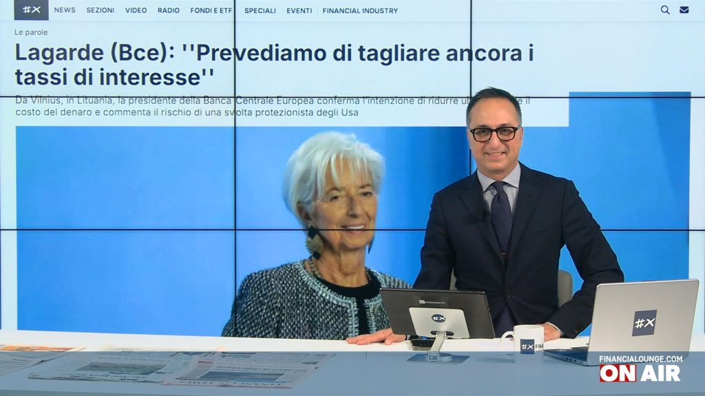 financialounge.com Lagarde conferma nuovi tagli, Banco Bpm sale ancora per l'Ops di UniCredit, vola Bitcoin - Edizione del 16 dicembre