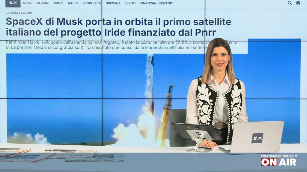 financialounge.com SpaceX porta in orbita il satellite italiano, al via le trimestrali e attesa per l'inflazione Usa - Edizione del 15 gennaio