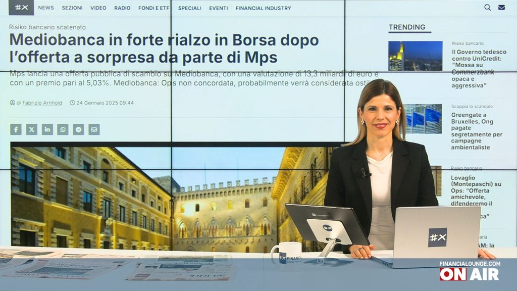 financialounge.com Su Mediobanca dopo l'ops di Mps, Burberry trascina in rialzo il lusso - Edizione del 24 gennaio