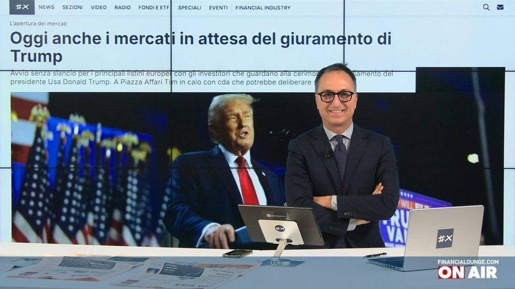 financialounge.com Oggi il Trump Day, attese per TikTok, nuovo record per il Bitcoin, a Milano male Tim - Edizione del 20 gennaio