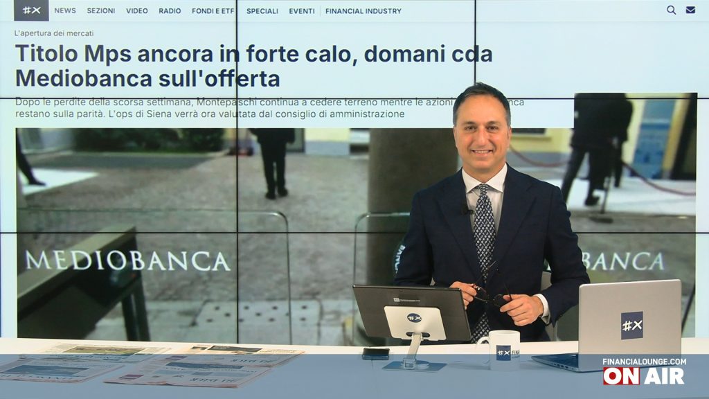 financialounge.com Meloni dà l'ok all'ops Mps su Mediobanca, tech in rosso per DeepSeek, attesa per Bce e Fed - Edizione del 27 gennaio